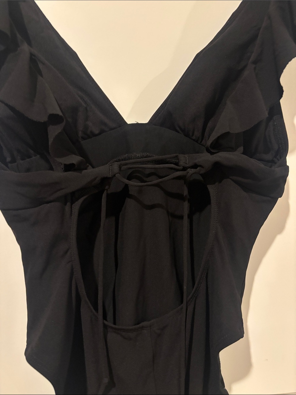 Lina Ruffle Plunge One Piece - Picture 6 of 7